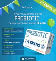 Akcija probiotic 1+1