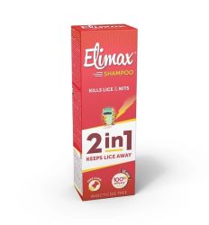 Elimax 2u1 šampon protiv vaški + češalj 100ml
