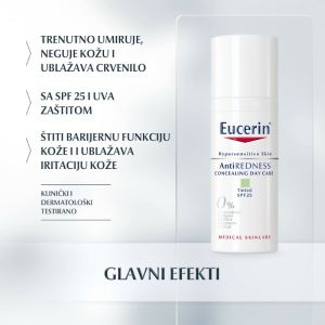 Eucerin AntiREDNESS dnevna krema protiv crvenila sa zelenim pigmentima šifra:69743