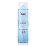 Eucerin DermatoCLEAN 3u1 micelarni rastvor 400ml micelarni fluid namenjen je za negu čišćenje svih tipova kože lica. Koristi se za skidanje šminke i kao tonik.