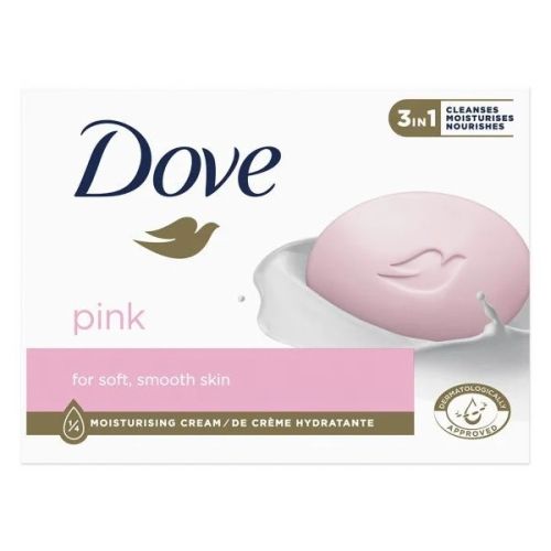 Dove sapun Pink 100gr namenjen je za svakodnevnu negu lica, tela i ruku. Održava hidriranost kože i ne isušuje kožu. Koža je osvežena i mekša.