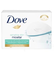 Dove micelar sapun sadrži deo kreme i blagog sredstva za čišćenje kako bi vaša koža bila čista i hidrirana.