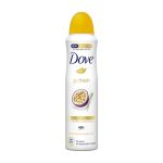 Dove deozodorans go fresh passion fruit&lemongrass scent 150ml