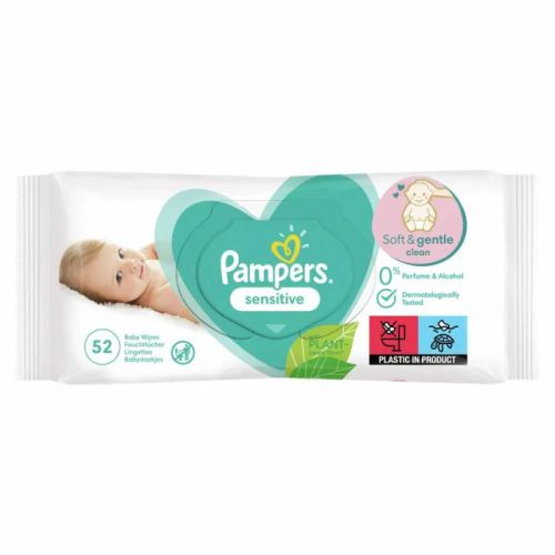 Pampers vlažne maramice sensitive 52 komada