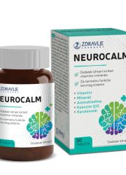 Neurocalm tablete na bazi vitamina, minerala, aminokiselina, koenzima Q10 i karotenoida. Za normalnu funkciju nervnog sistema, pamćenje i koncentraciju.