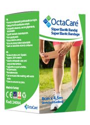 Octacare super elastični kompresivni zavoj, 8cm x 4,5m