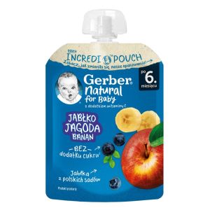 Gerber slatka kašica jabuka borovnica banana 80g