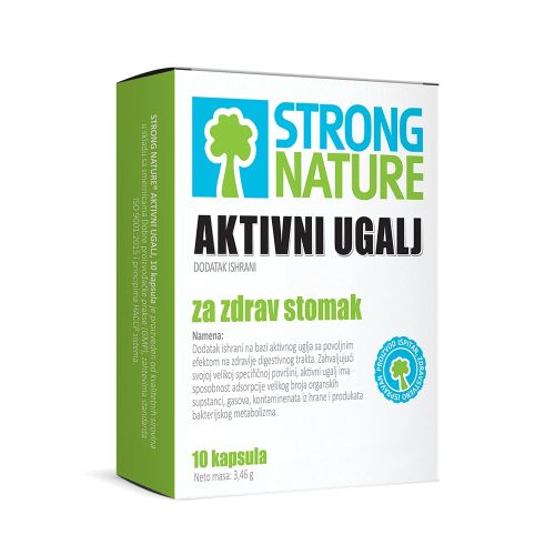 Strong Nature Aktivni ugalj 10 kaspula