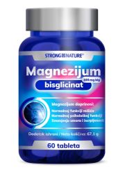 Strong Nature Magnezijum bisglicinat 100mg 60 tableta