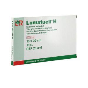 Lomatuell h vazelinska gaza 10x20cm