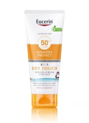 Eucerin Sun Kids Dry Touch gel-krema za zaštitu dečje kože od sunca. Umiruje, štiti i smanjuje rizik od dugoročnog oštećenja kože. Pogodno za bebe od 3. meseca života.