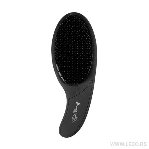 Nascita Pro Wet&Dry ravna, plastična, gumirana četka za lakše raščetkavanje mokre i suve kose, sa plastičnim bodljama.