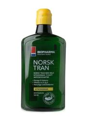 Norveško omega-3 ulje (Norsk tran) sa ukusom limuna iz jetre divljeg norveškog, arktičkog bakalara. Sadrži omega-3 masne kiseline DHA i EPA, vitamine A, D i vitamin E. 