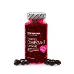 Norveške Omega-3 kapsule za žene sa vitaminima K2, D, E, folnom kiselinom, uljem žutog noćurka i kakaom. Protiv simptoma menopauze, osteoporoze. Za kožu, rad srca, mozga.