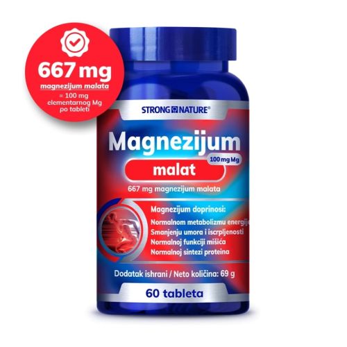 Magnezijum malat 100mg 60 tableta