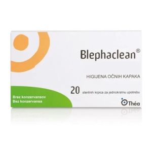 Blephaclean komprese za oči, 20 komada