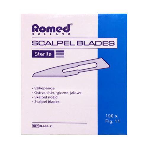 Skalpel sterilni nožići 100 komada Fig.11 Romed Skalpel sterilni nožići 100 komada Fig.11 Romed