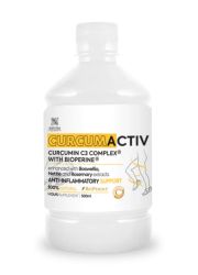 Curcumactiv je tečni dodatak sa curcumin kompleksom i crnim biberom za smanjenje bola i upale u telu. 100% prirodan bez neželjenih efekata pri dugotrajnoj upotrebi.