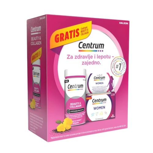 Centrum women 30 tableta+ GRATIS Centrum beauty collagen 30 tableta