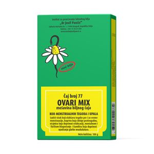 Čaj kod menstrualnih tegoba i upala OVARI MIX 100g-čaj br.77 Institut Josif Pančić