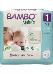 Bambo pelene nature eco-friendy, 1 (2-4kg), 22 komada