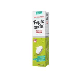 Pepto Soda 20 šumećih tableta, sa zaslađivačem, ukus mint