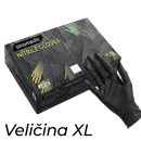 SINOMEDIC Nitrilne crne rukavice bez talka XL veličina 100 kom