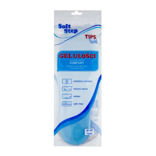 TIPS Comfort Gel ulošci za mušku obuću, veličina 41-48, 1 par