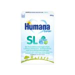 Humana SL je specijalna formula na bazi soje bez mleka za odojčad i malu decu koja su intolerantna na proteine i/ili laktozu iz mleka