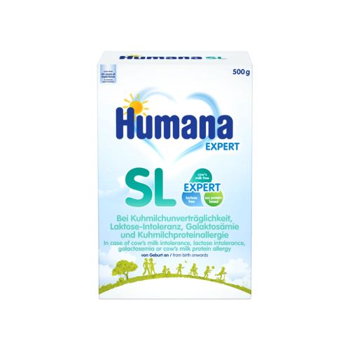 Humana SL je specijalna formula na bazi soje bez mleka za odojčad i malu decu koja su intolerantna na proteine i/ili laktozu iz mleka