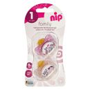 NIP varalica Family silikonska 0-6m 2 komada 