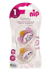 Nip Family silikonska varalica (cucla) od silikona za uzrast od 0 do 6 mesec
