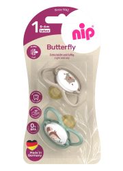 Nip varalica Butterfly 0-6m, kaučuk