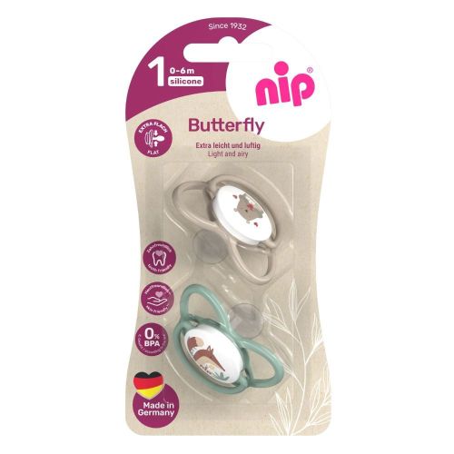 NIP varalica Butterfly 0-6, silikon