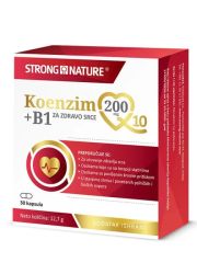 Strong Nature Koenzim Q10 200 mg + Vitamin B1 30 kapsula