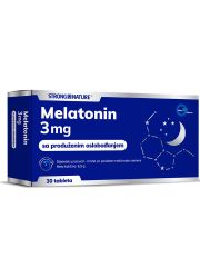 Strong Nature Melatonin 3 mg sa produženim oslobađanjem 30 tableta