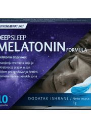 Strong Nature Deep Sleep Melatonin 1 mg 10 kapsula