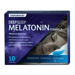 Strong Nature Deep Sleep Melatonin 1 mg 10 kapsula