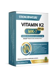 Strong Nature Vitamin K2 MK-7, 30 mekih kapsula