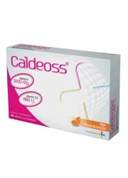 Caldeoss tablete za žvakanje sadrže kalcijum i vitamina D i koristi se za održavanje normalne funkcije kostiju, u terapiji osteoporoze i artritisa, za mišiće.