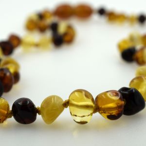 Ogrlica od ćilibara Baroque mix - Baby Line 