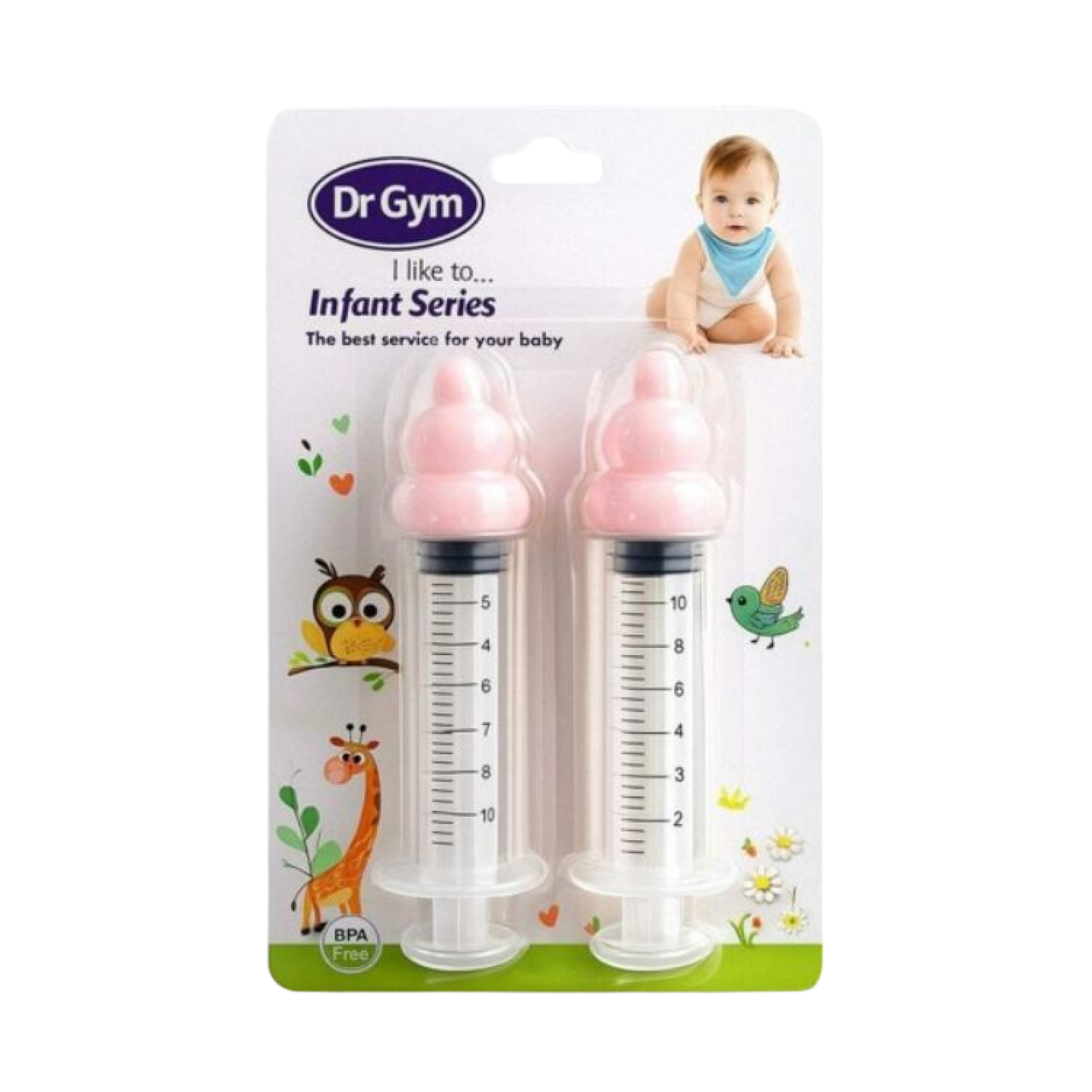 Dr Gym- nazalni irigator za bebe, 2 šprica od 10ml